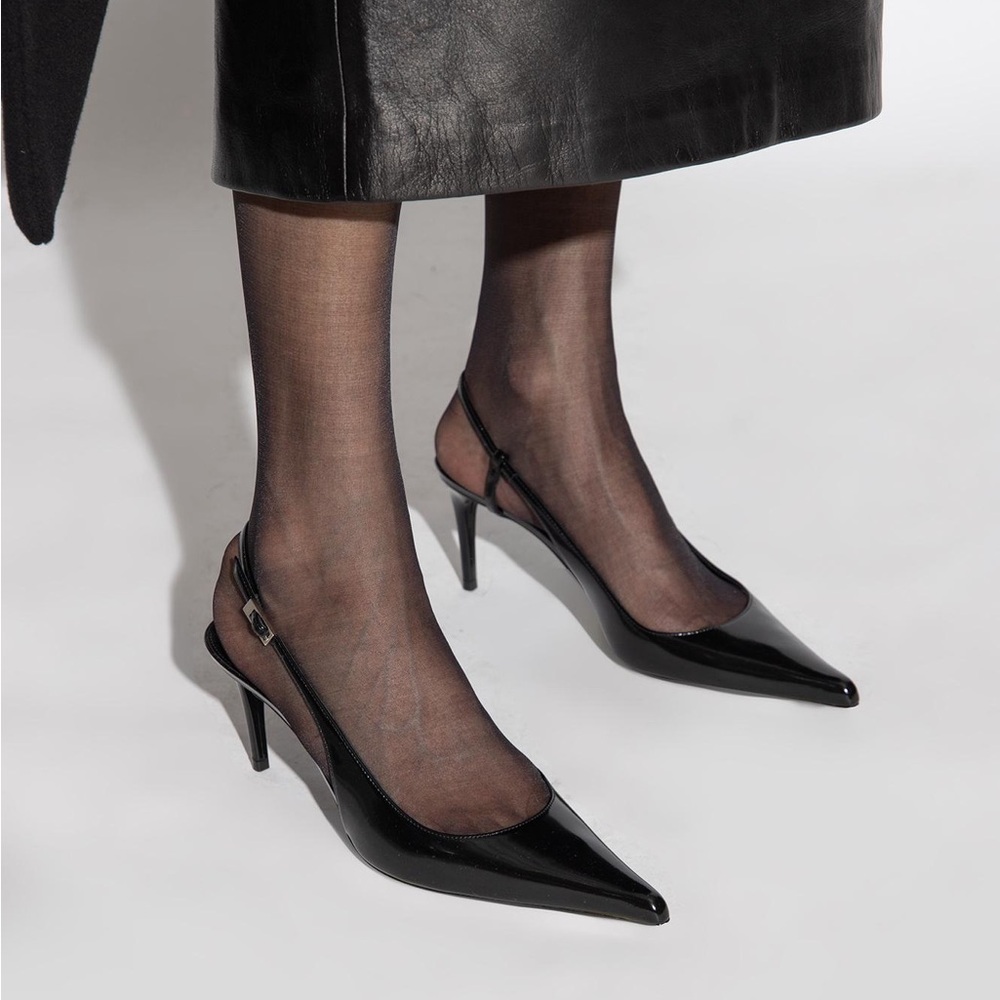 NIB SAINT LAURENT VENDOME SLINGBACK PUMPS